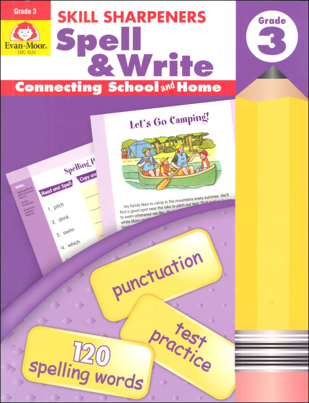 Skill Sharpener: Spell & Write, Grade 3