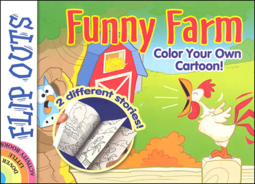 Flip Outs - Funny Farm: Color Your Own Cartoon!
