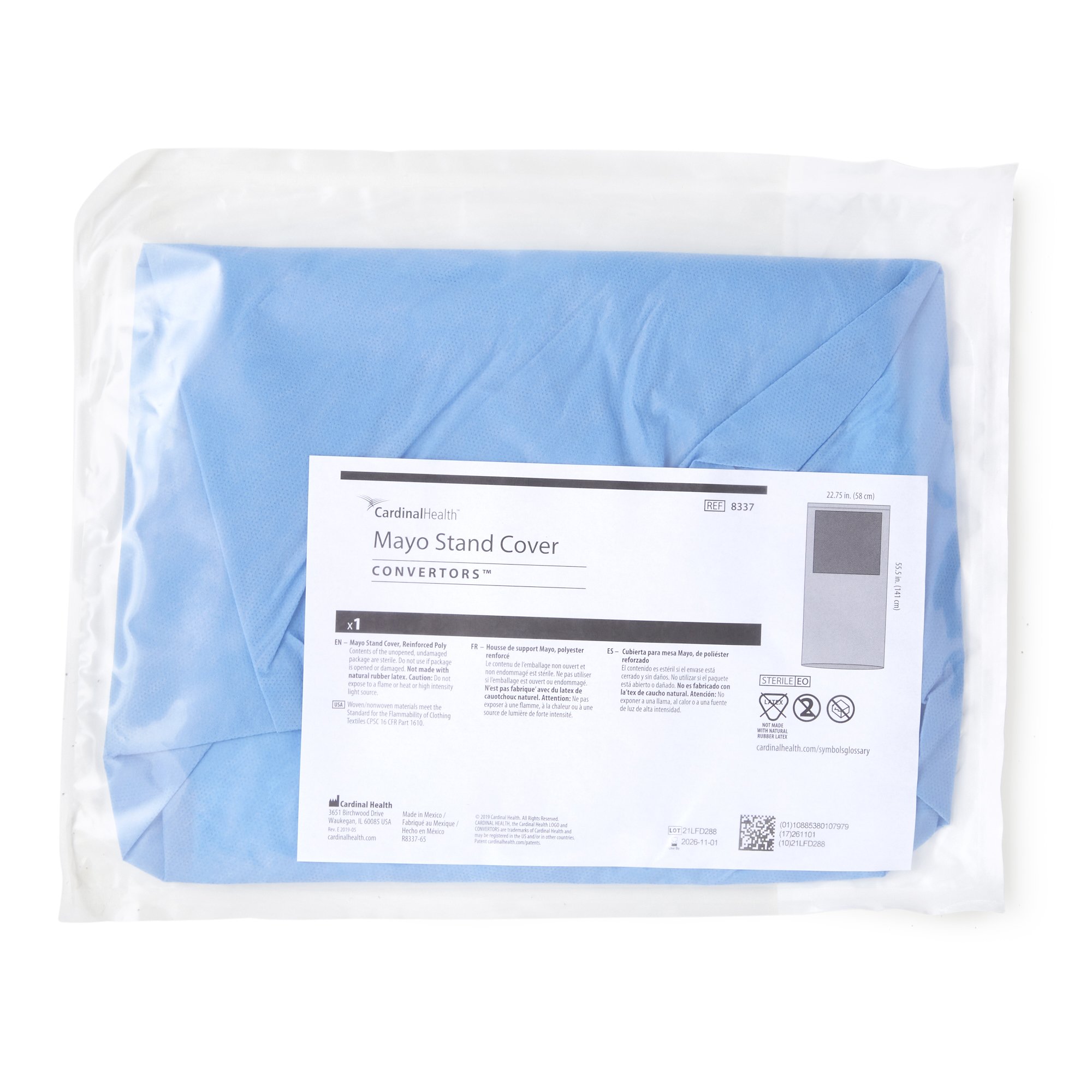 Cardinal Health Sterile Mayo Stand Cover, 23 x 55 Inch MK 216237