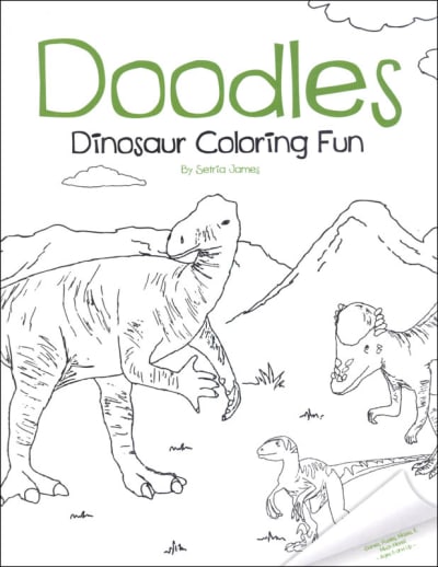 Doodles Dinosaur Coloring Fun