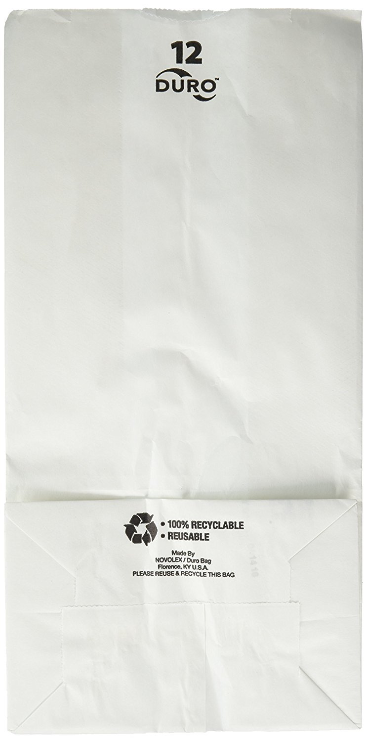 Grocery Bag Duro White Virgin Paper #12 MK 976351