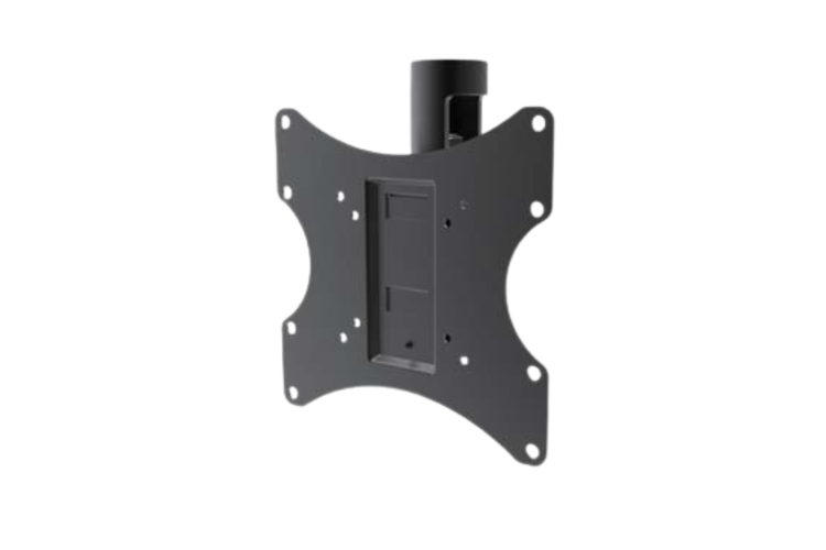 Flat TV Ceiling Mount for 23-42in TVs, 1.5in NPT Pipe, 200x200 VESA