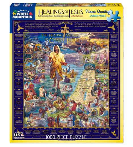 White Mountain Healing of Jesus Puzzle (1000 piece)