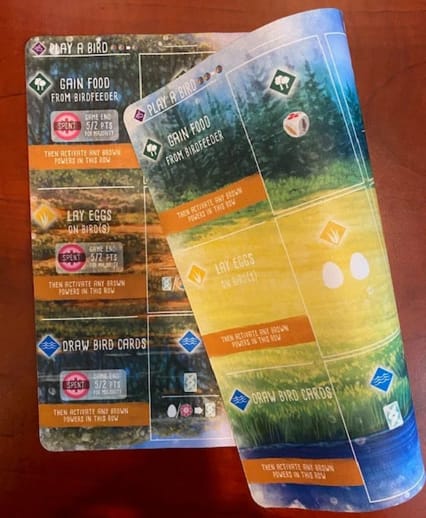 Double-Sided Natural Rubber Playmat for Wingspan