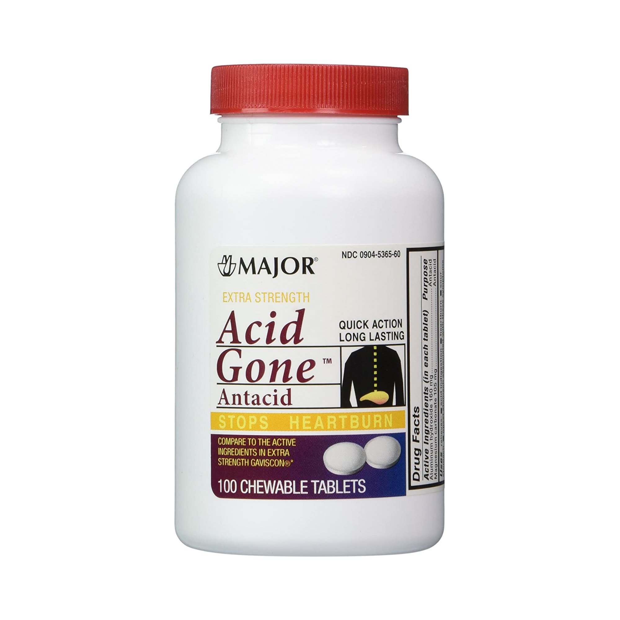 Acid Gone Aluminum Hydroxide / Magnesium Carbonate Antacid MK 814115