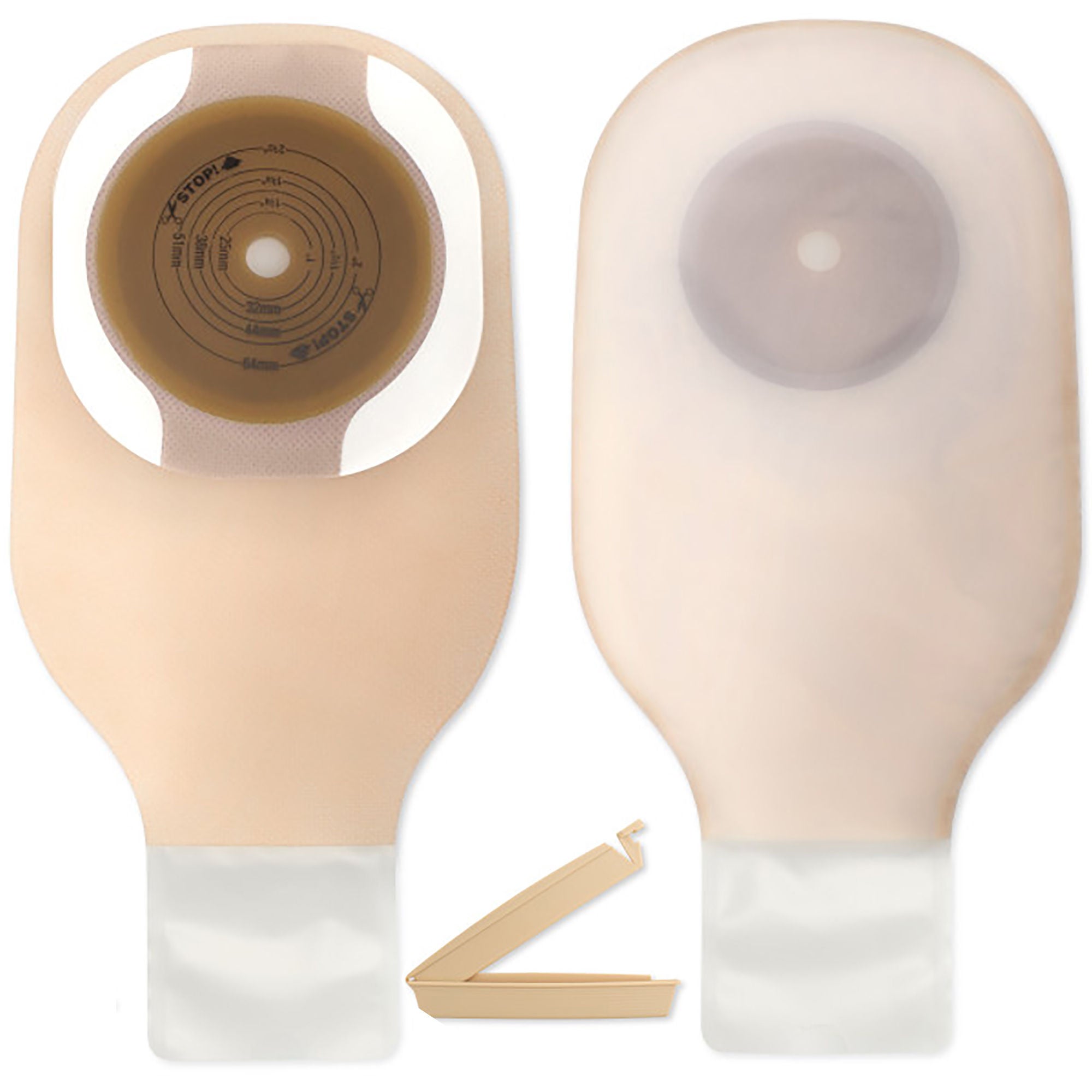 Premier Flextend One-Piece Transparent Colostomy Pouch, Cut to fit up to 64 mm MK 247741