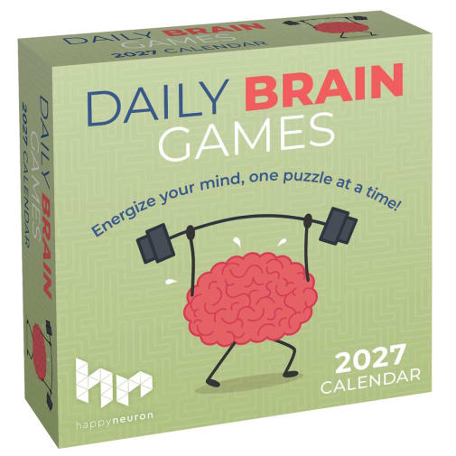 Daily Brain Games Day-to-Day 2027 Calendar