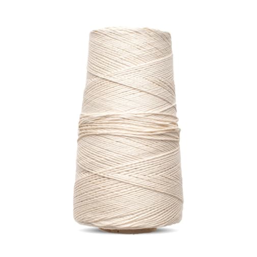 Cotton Warping String for Tapestry Loom, LapLoom, and pegLoom by Friendly Loom (1 lb. Cone)