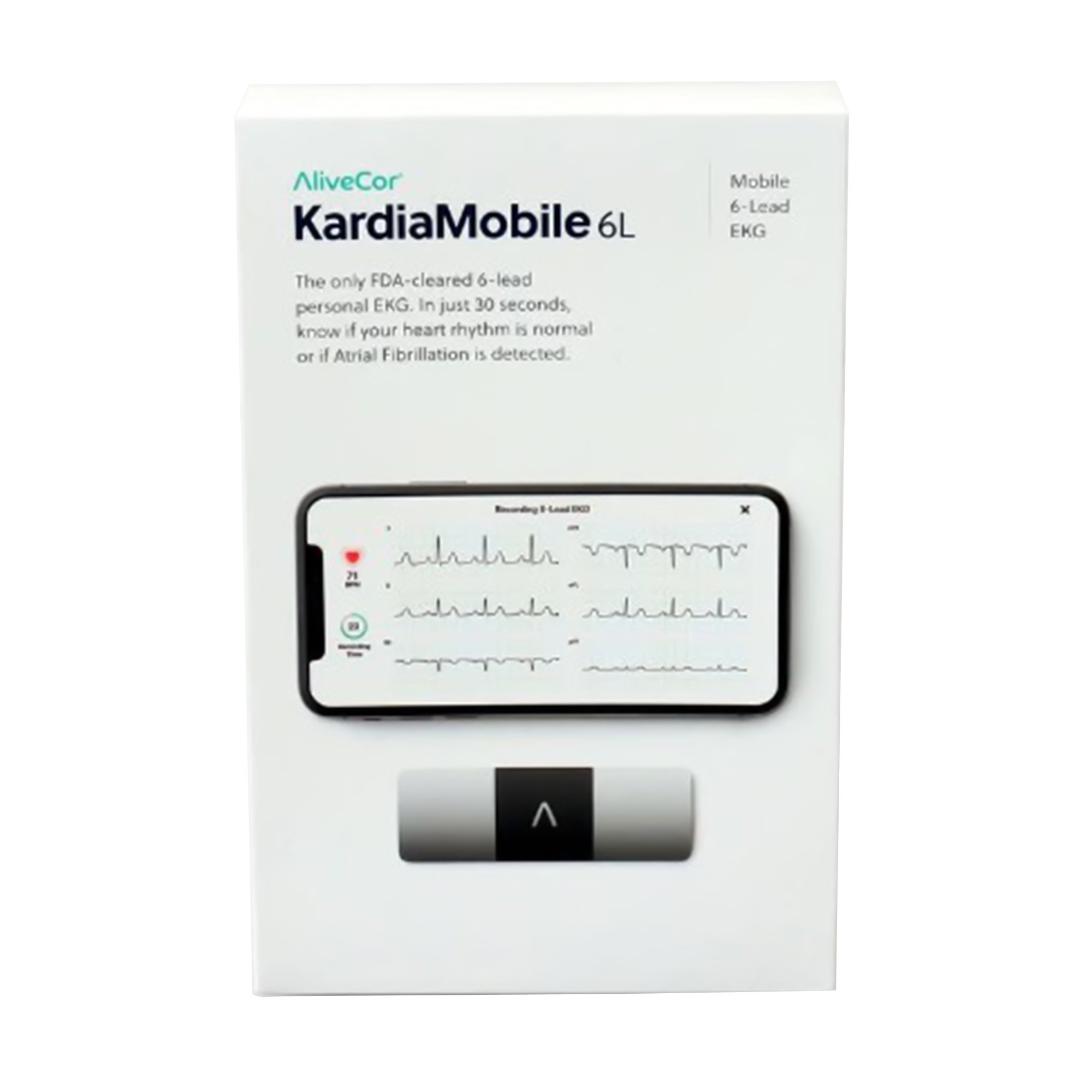 Electrocardiograph KardiaMobile Card Battery Operated Smart Phone Display Resting MK 1251866
