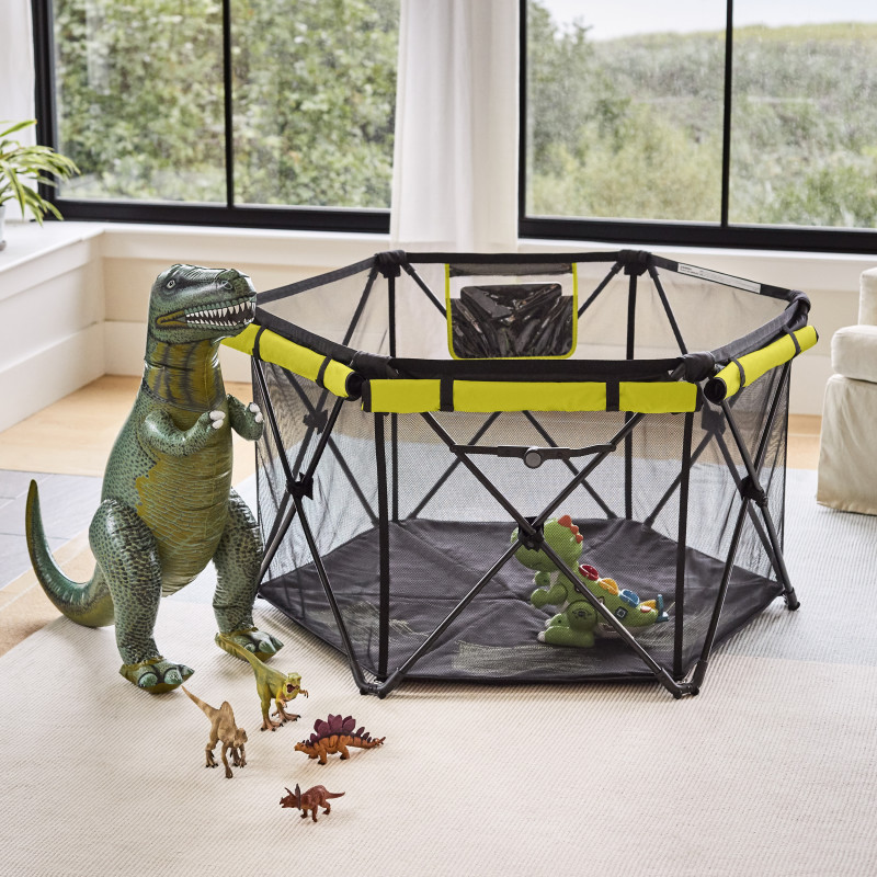 Play-Away™ Portable Playard Deluxe (Adventurer) Lifestyle Photo Play-Away™ Portable Playard Deluxe (Adventurer) Lifestyle Photo