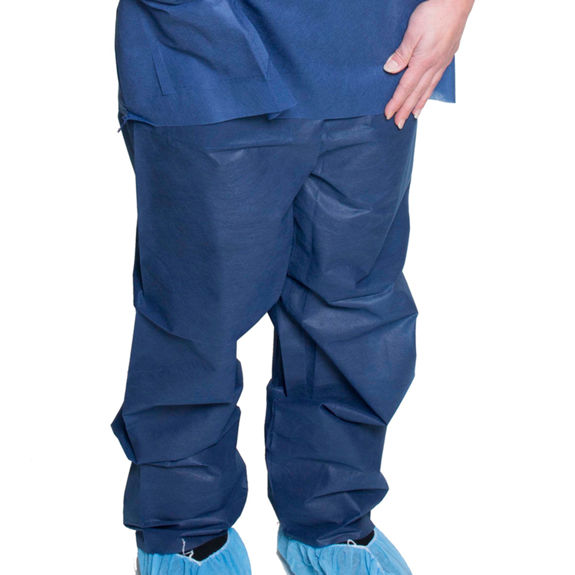 Dukal Scrub Pants, Spunbond Polypropylene, Medium, Dark Blue MK 533964