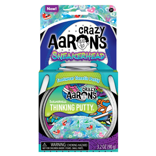 Crazy Aaron's Sneakerhead Thinking Putty 4" Tin