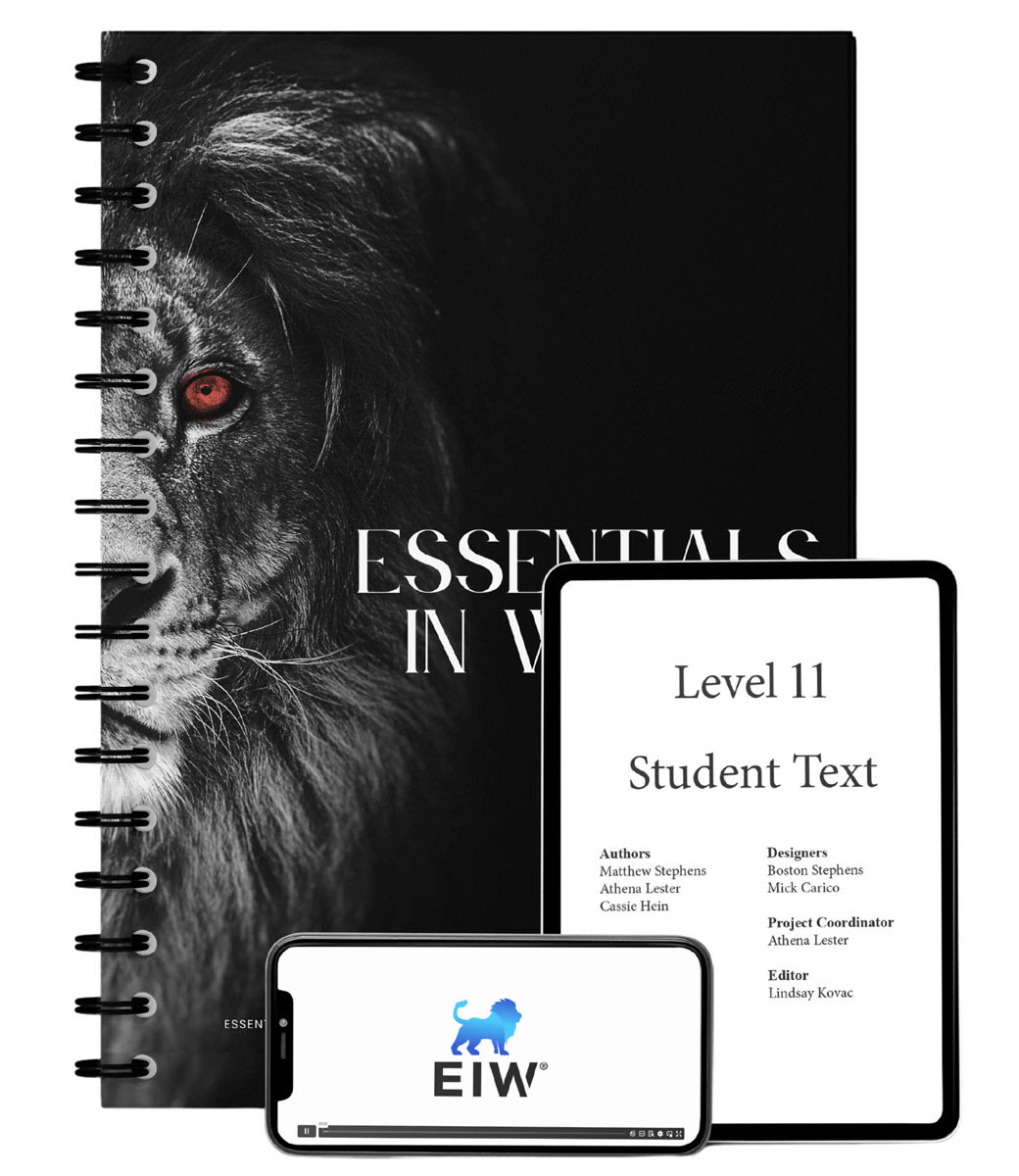 Essentials in Writing Level 11 Bundle (Textbook and Online Video Subscription)