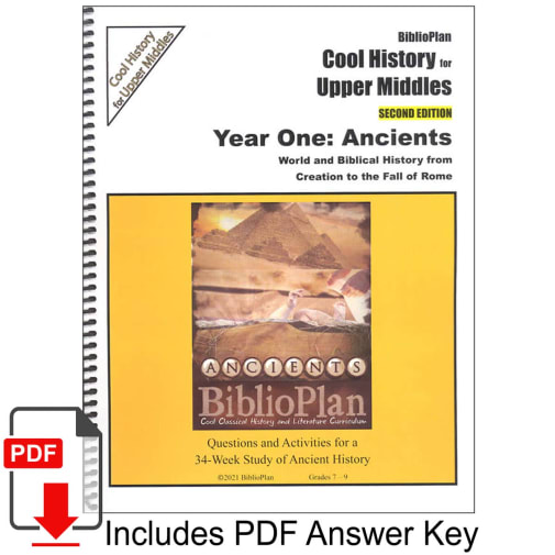 BiblioPlan: Ancient Cool History Upper Middles, Second Edition