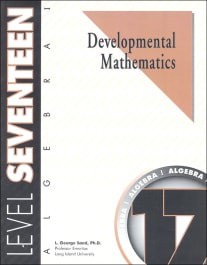 Connect Math Level 17 Developmental Math Level 17 Worktext