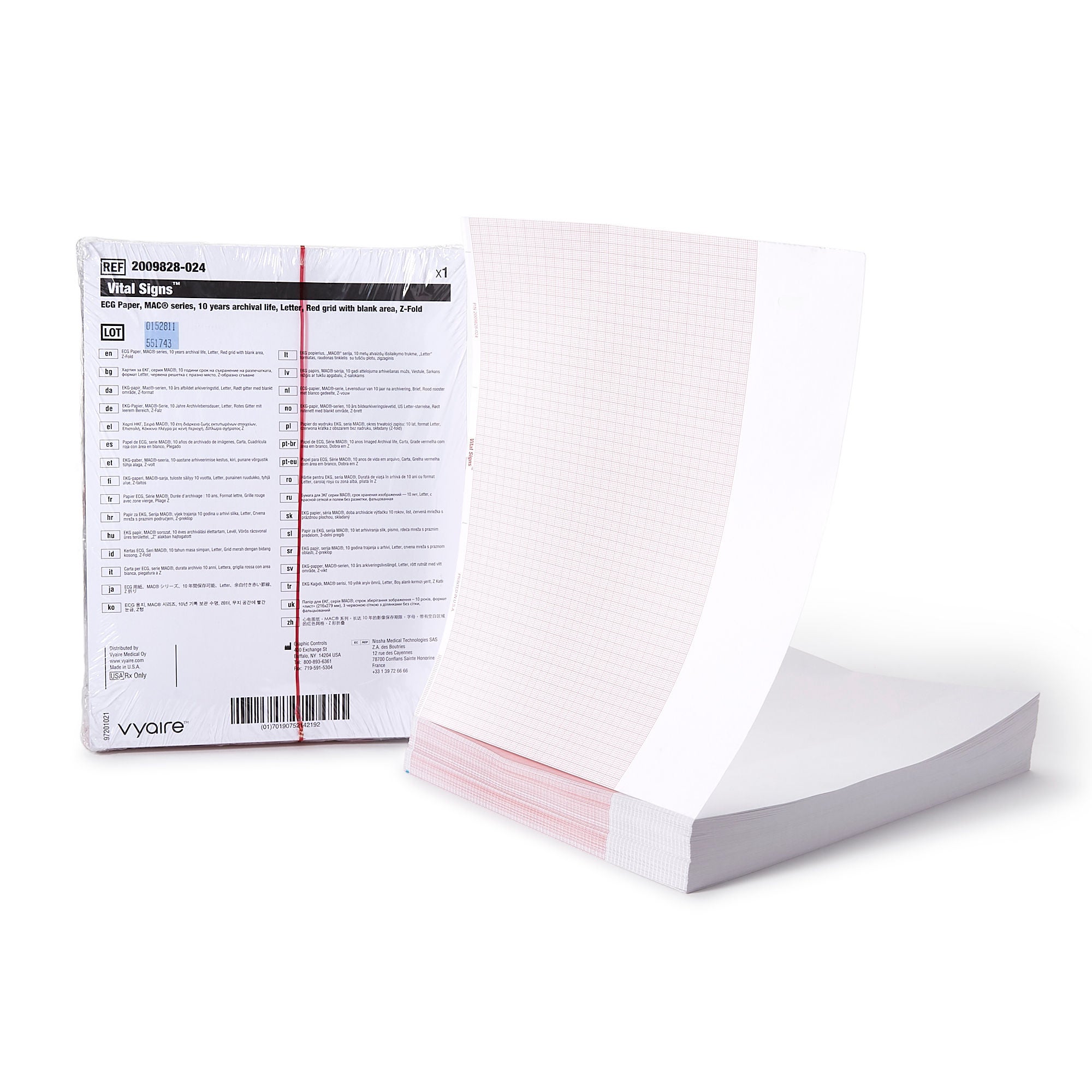 GE ECG Recording Paper MK 285546