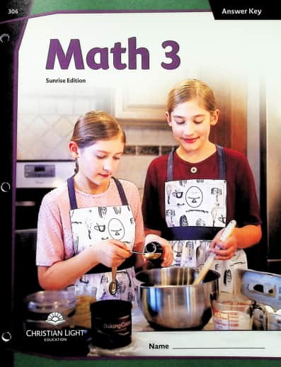 Christian Light Math LightUnit 306 Answer Key Sunrise Ed