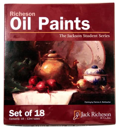 Richeson Oil Color Paint Set (Set of 18)