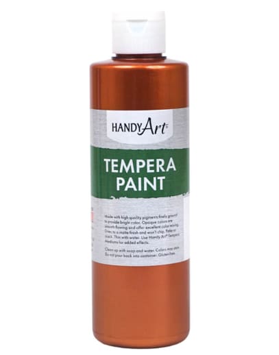 Copper Metallic Tempera Paint 8 oz