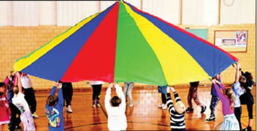 Parachute - 6' Diameter & 8 handles