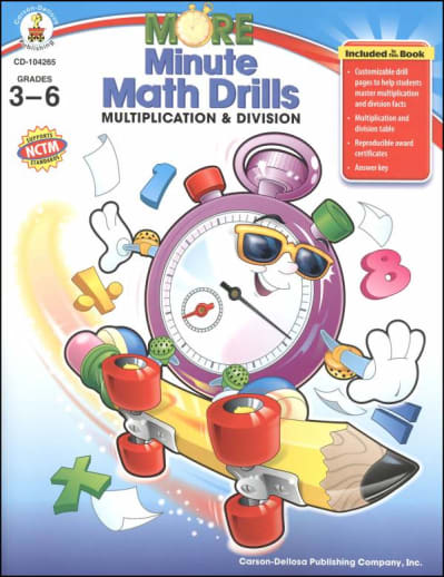 More Minute Math Drills Multiplication & Division