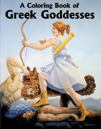 Coloring Book of Greek Goddesses
