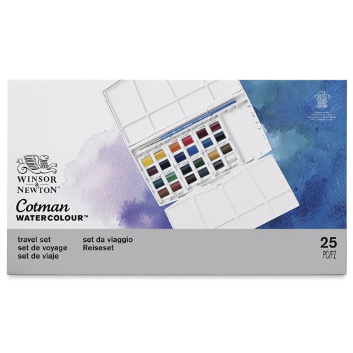 Cotman Watercolor Painting Plus Set - Half Pan Set