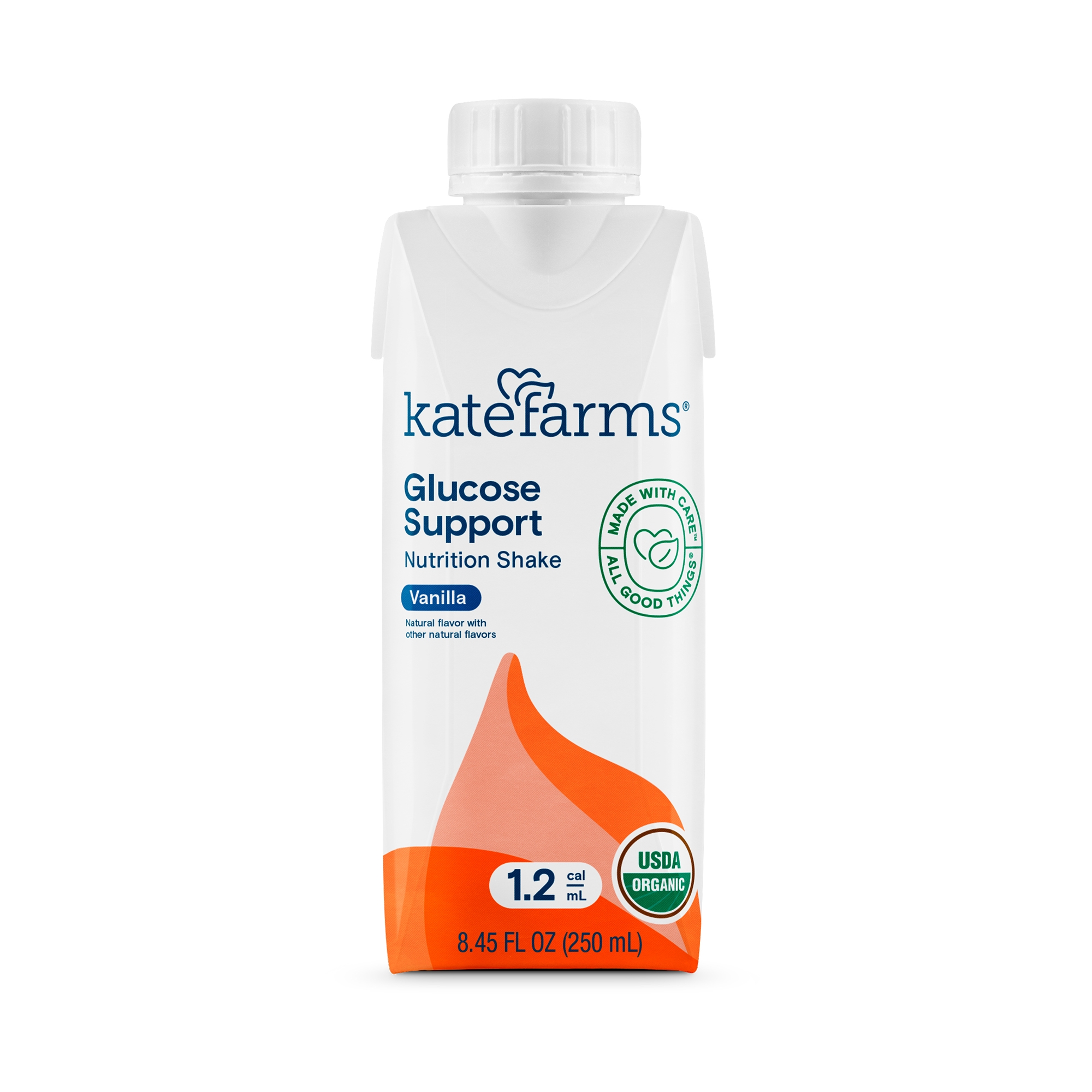 Kate Farms Glucose Support 1.2 Vanilla Nutrition Shake for Diabetics, 8.45-ounce carton MK 1184937