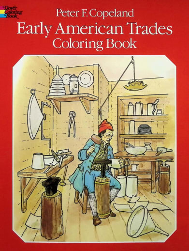 Early American Trades Coloring Book
