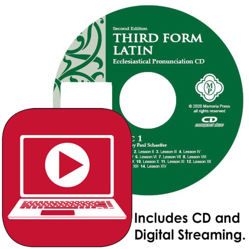 Third Form Latin Ecclesiastical Pronunciaction CD & Digital Streaming, Second Edition