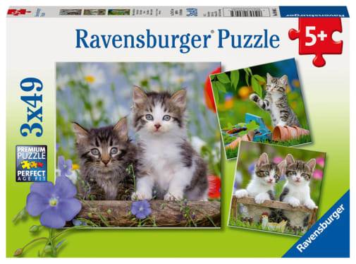 Ravensburger Cuddly Kittens Puzzles (Three 49-piece puzzles)