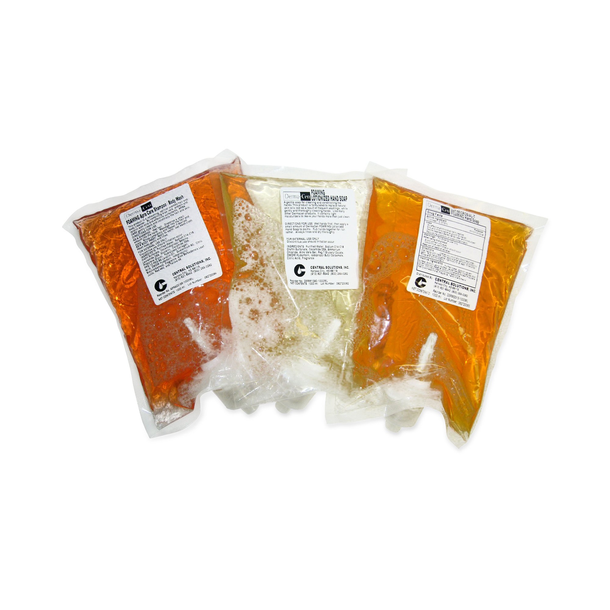 DermaCen Soap, 1,000 mL Dispenser Refill Bag MK 567833