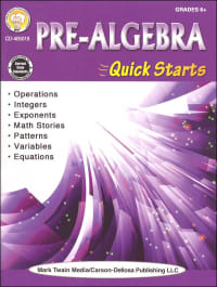 Math Quick Start Pre-Algebra Quick Starts (Math Quick Starts)