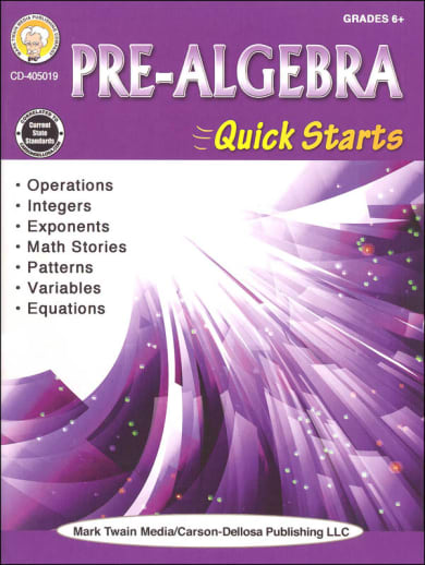 Pre-Algebra Quick Starts (Math Quick Starts)
