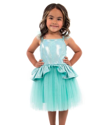 Little Adventures Teal Tutu Dress, Size M (Ages 3-5)