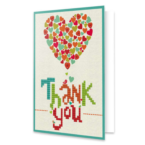 Greeting Cards - Thank You Heart