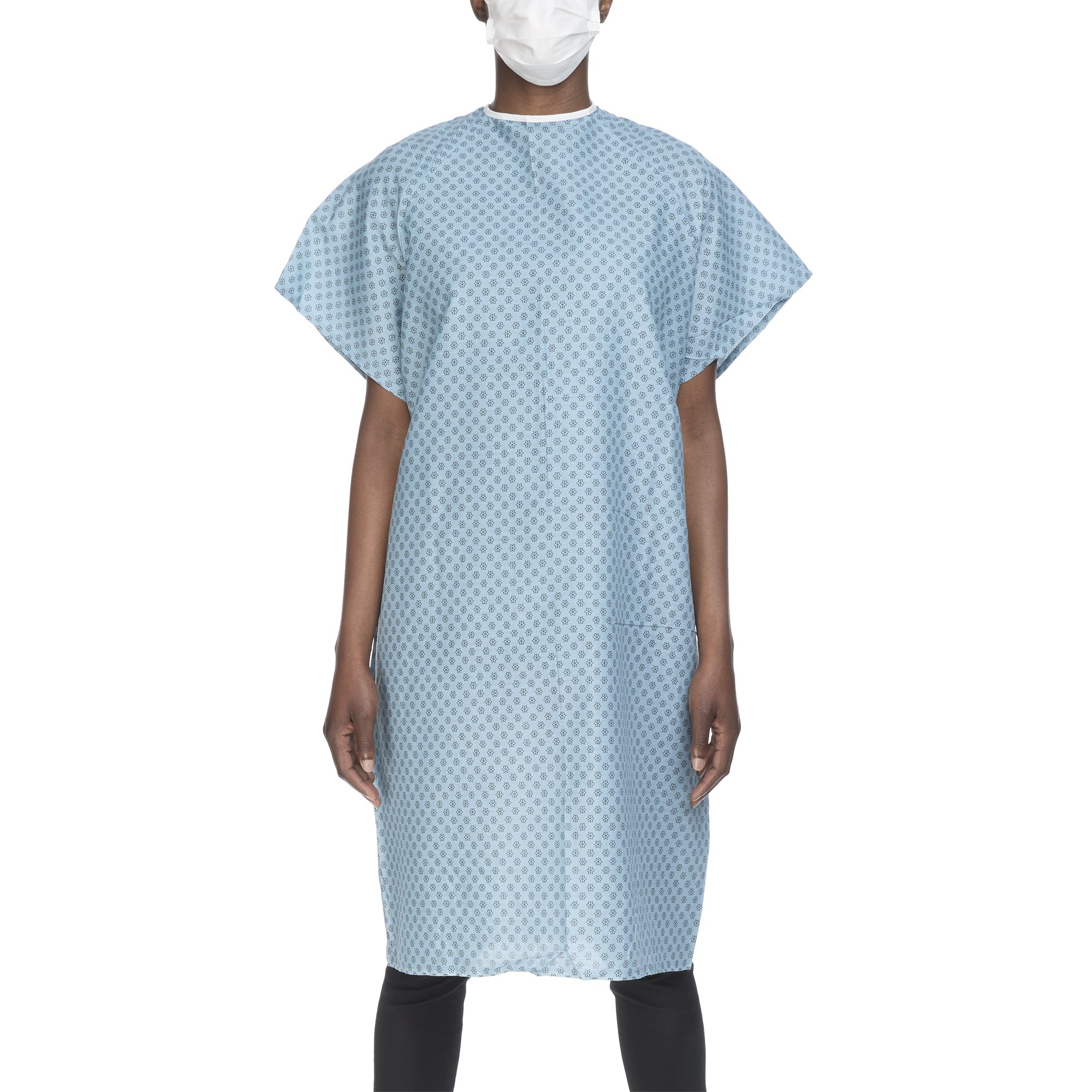Reusable Patient Exam Gown, One Size Fits Most, Blue MK 1057875
