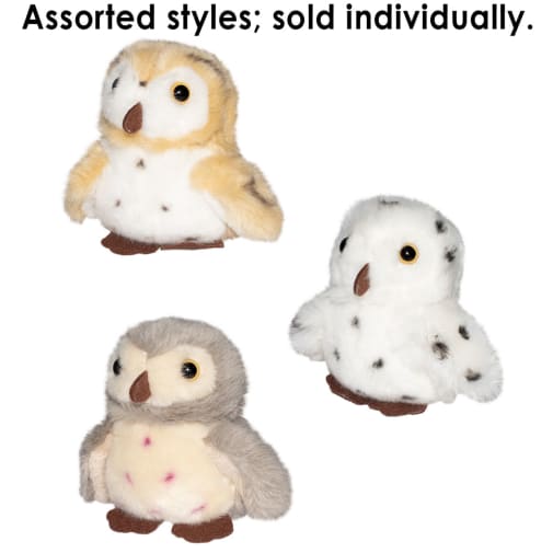 Pocketkins-Eco Owl 5" Plush (Assorted Colors)
