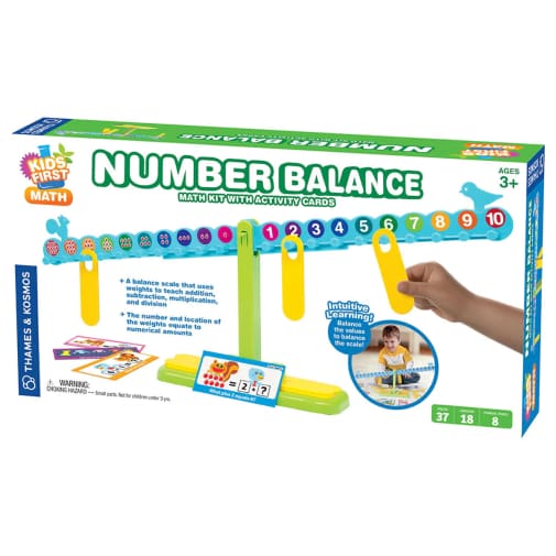 Number Balance Math Kit with Activity Cards (Kids First Math)