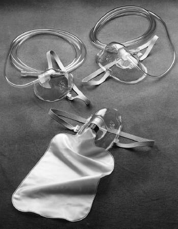 3-in-1 Mask AirLife Elongated Style Adult One Size Fits Most Adjustable Head Strap MK 226901