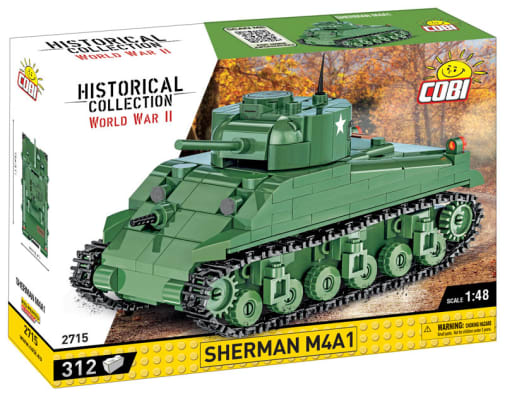 COBI Sherman M4A1 American Medium Tank - 312 pieces (World War II Historical Collection)