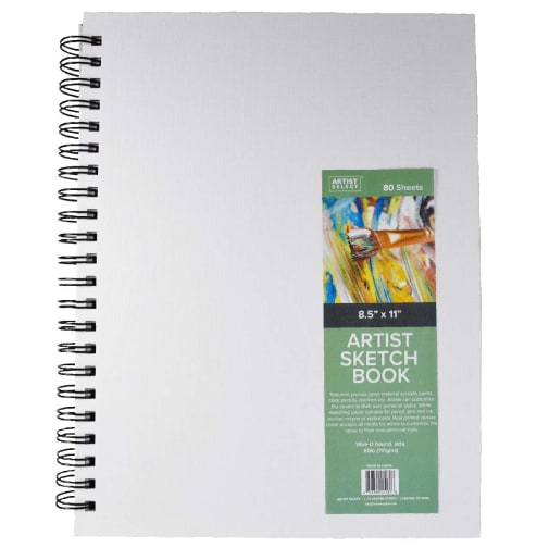 Artist Select Canvas Cover Sketch Book 8.5 x 11