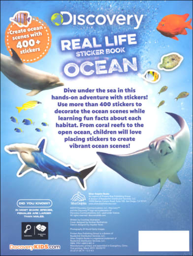 Real Life Sticker Discovery Real Life Sticker Book: Ocean
