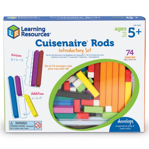 Cuisenaire Rods Introductory Set - 74 Plastic Rods
