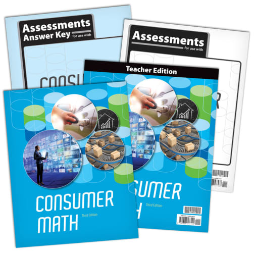 BJU Press Consumer Math Home School Kit 3rd Edition