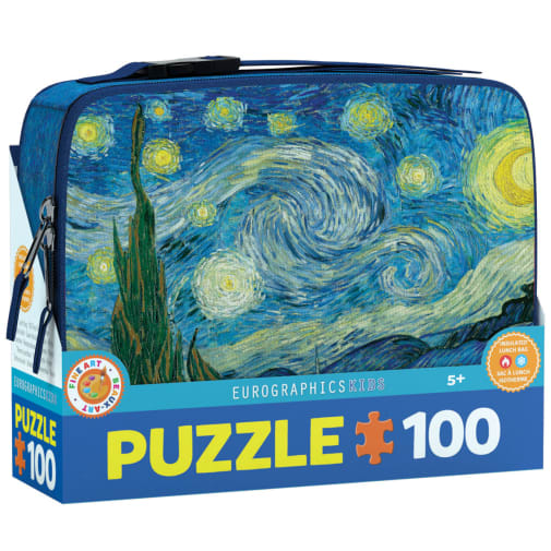 Eurographics Starry Night Collectible Lunch Bag Puzzle (100-piece Jigsaw Puzzle)