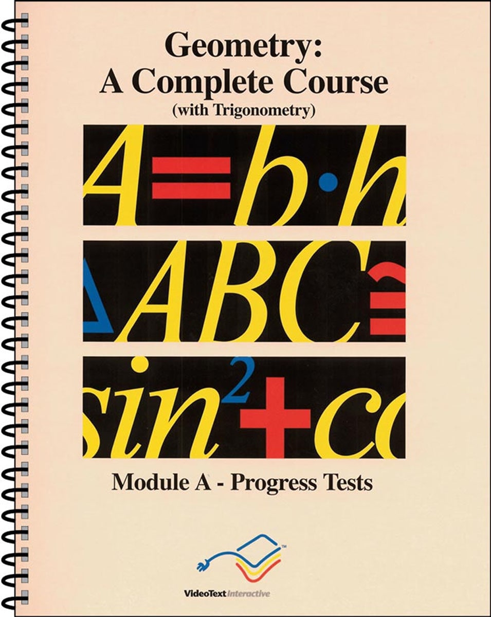Geometry Module A Progress Tests