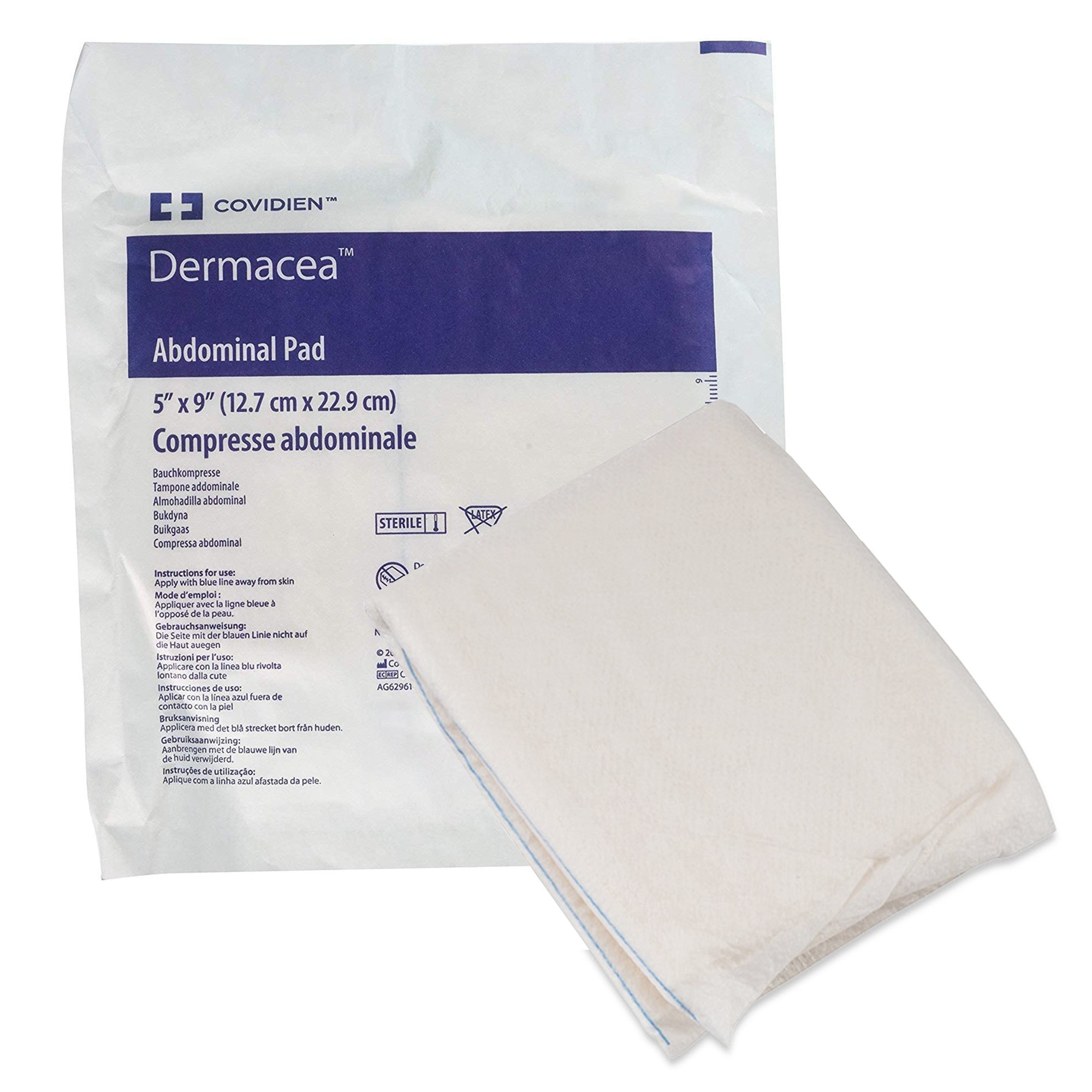 Dermacea Abdominal Pad, 5 x 9 Inch MK 566401