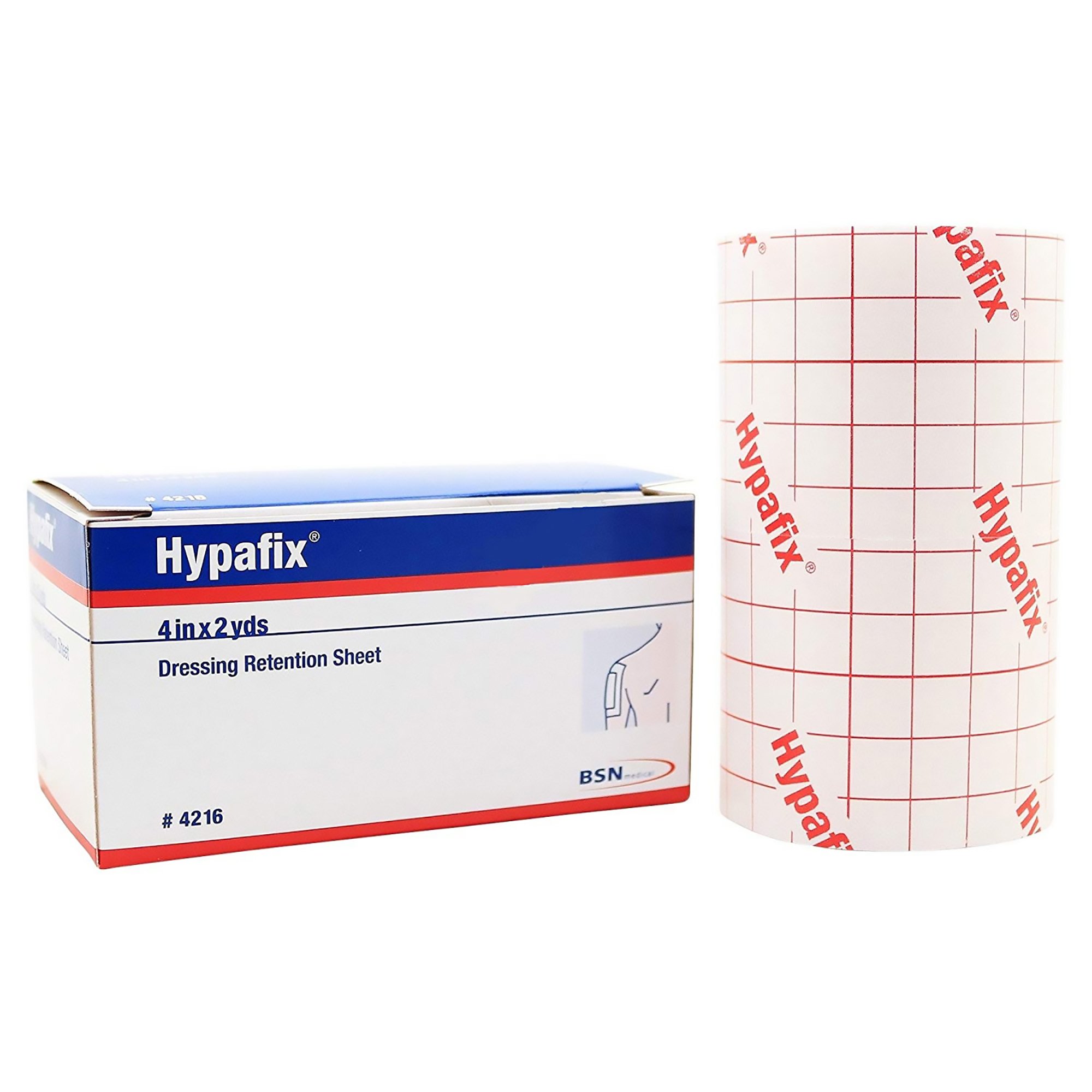 Hypafix Nonwoven Dressing Retention Tape, 4 Inch x 2 Yard, White MK 1080855