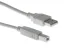 USB 2.0 A to B Cable, Beige, 6ft